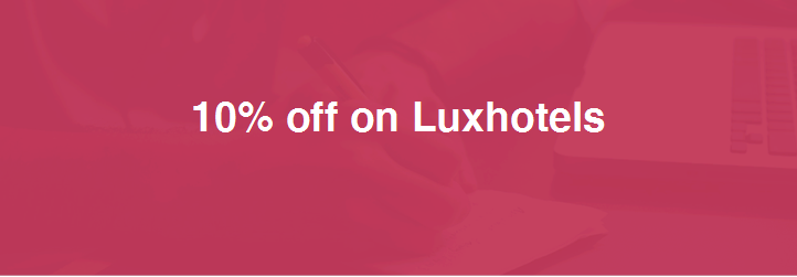 10% off on Luxhotels


